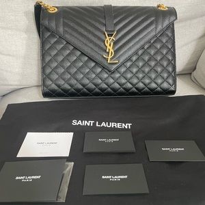 SAINT LAURENT ENVELOPE LARGE BAG